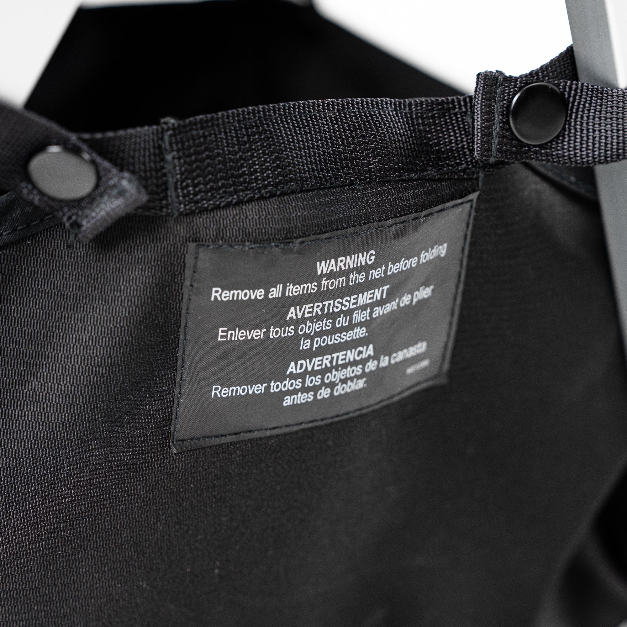 Maclaren Major Elite Einkaufskorb – Schwarz