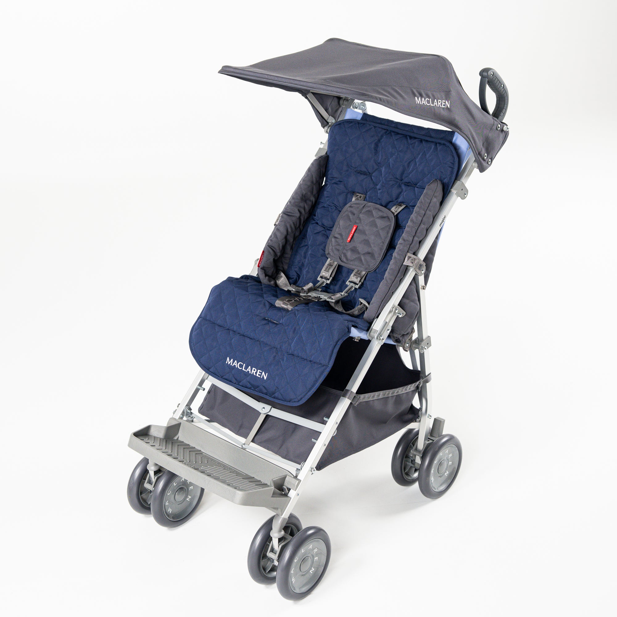Maclaren Major Elite Buggy & Zubehör-Set – Soft Blue/Navy